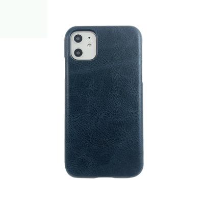 China Oil Painting Thin Edge Anti-fall Vintage Shockproof Leather Phone Case Cover Soft Protective Case For iPhone 11 for sale