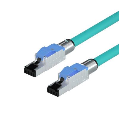 China Engineering CAT8 Network Cable 10G Line Play Eight Types Network Jumper Network Broadband Pure Copper Shielded Cable for sale