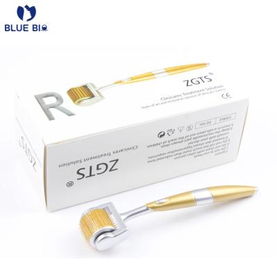 China Titanium Anti-puffiness skin rejuvenation care microneedle 192 derma roller 1mm facial massage dermaroller system for sale