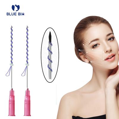 China Remove Mesh Cog 3D Tornado Mono Mono Screw PDO Thread Nose/Face Lifting Wrinkle Face Massager Factory Supply Absorbable Skin Care Korea for sale