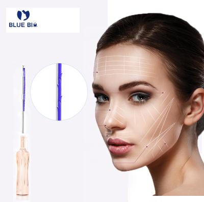 China Remove Wrinkle Bio 3d 4D 6d Tooth 19g 21g 60mm Korea Bio 3d 4D 6d Cannula Cannula Pdo Wire Eye Face Nose Face Nose Lift Wire Blue Pdo Wire for sale