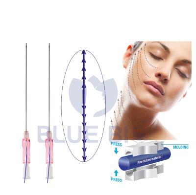 China Remove cosmetic wrinkle face lifting hilos barbed tensors Korea anchor pdo wires lift tooth molding wire for sale