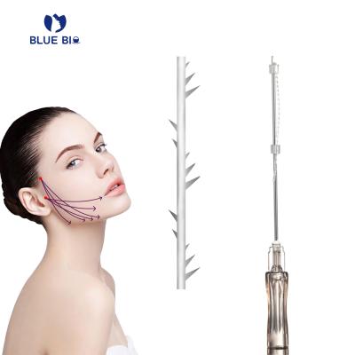 China Remove Absorbable Collagen L Face Lift Maker Face Lift 3d 4d Dull Tooth Barbed Pcl Wrinkle Maker Lift Wires for sale