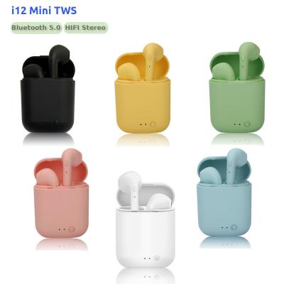 China Cheapest In-Ear LIDIAN 12 Earphone Cuffie I12 Tws I Original Factory OEM Wireless Earbuds Inpods I12Tws Audifonos Bluetooth Earbuds for sale