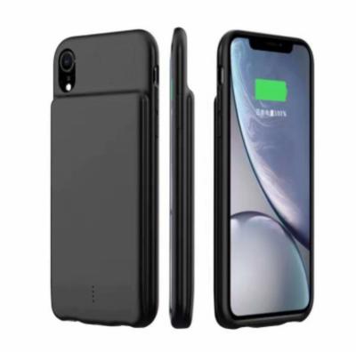 China Hot Selling Fast Charging Support 5000mAh Battery Case For iPhone XR Power Bank Case Cover Protective Logo Customized for sale