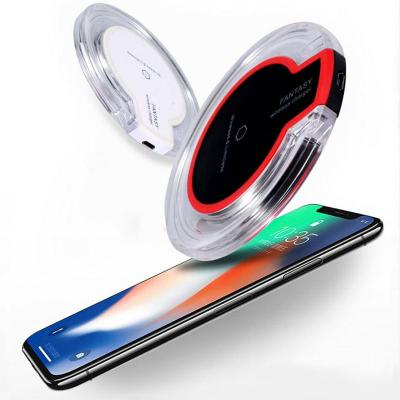 China New Wholesale High Speed ​​Ultra-thin Smart Mobile Phone Mini Magnetic Wireless Fast Charger for sale