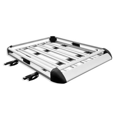 China Install Universal Luggage Box Roof Rack Roof Top Cargo For 4X4 Aluminum for sale