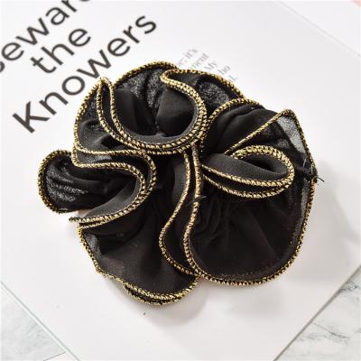 China Korean Fashion Hair Tie Hot Selling Style Ladies Temperament Pearl Large Intestine Solid Color Fashion Hair Tie for sale