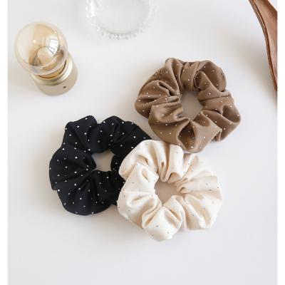 China French Three-dimensional Hair Tie Dot French Three-Dimensional Hair Rope Hair Rope Ladies Korean Temperament Hair Tie for sale