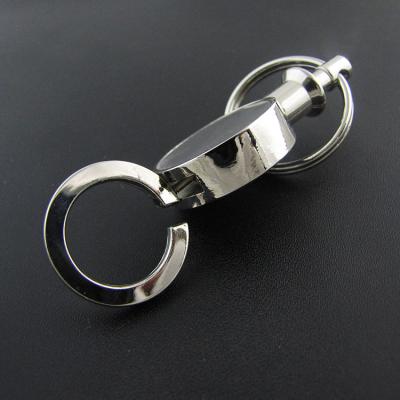 China Meral Valet Key Chain With Key Chain / Latest Galaxy Price Metal Promotion Promotion Silver Business Logo for sale