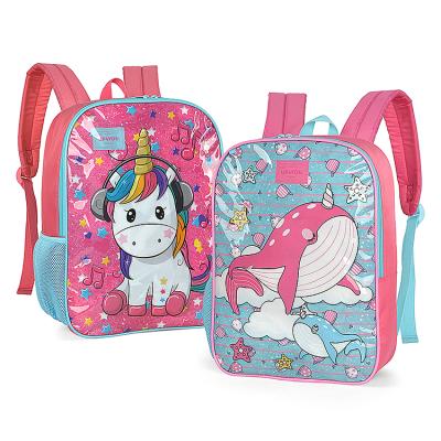 China OTHER Wholesale Fashion Cartoon Girls Casual Cute Kids Travel School Backpack for sale