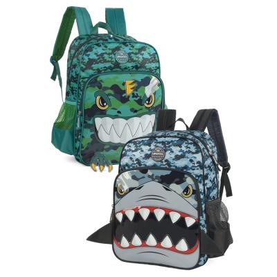 China Other Popular Outdoor Cartoon Animal Pattern Kids School Backpack Bag For Boys for sale