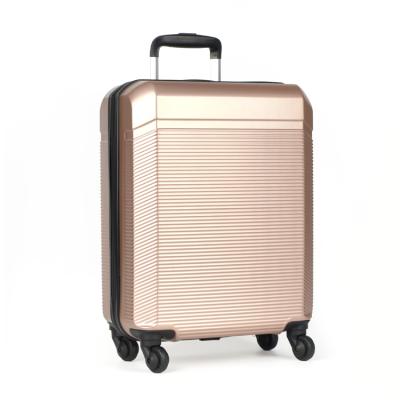 China New Design ABS 4 Wheels Travel Shell Trolley Suitcase Box Luggage Hard for sale