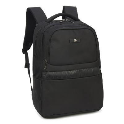 China Other Factory Wholesale Custom Travel Black Softback Laptop Business Backpack for sale