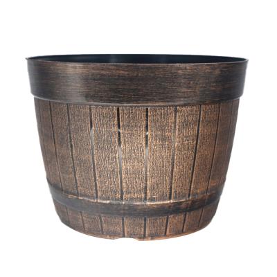 China New Design American Style Special Round Durable High Performance Multi Function Plastic Planter Pot for sale