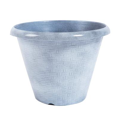 China Wholesale low price CLASSIC woven outdoor decorative flower pot 11 inch 12 inch garden planter for sale