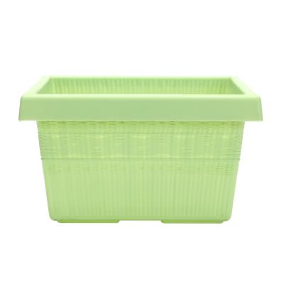 China Wholesale Planter Europe Excellent Quality Modern Style Strong And Durable Square Plastic Pots for sale