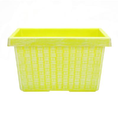 China Europe factory direct sales multiple color European style indoor square plastic flower pot for sale