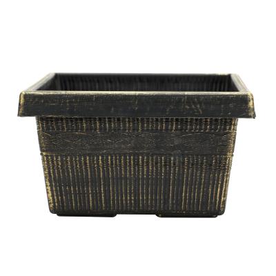 China American Factory Promotional Products Large Style Durable Outdoor Plastic Square Planters Fashionable Personalized Pots for sale