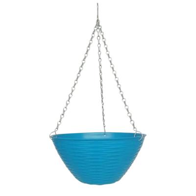 China CLASSIC Plant 12inch Rattan Hanging Basket For Out Door Use for sale