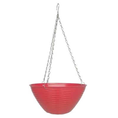 China CLASSIC Popular Promotional Economical Garden Planting Plastic Round Hanging Flower Pot for sale