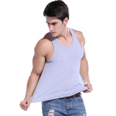 China QUICK DRY Popular Custom Sleeveless Gym Shirt Men Absorb Sweat Mens Cotton Tank Top for sale