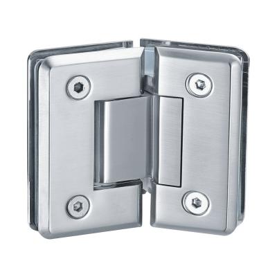 China 135 Degree Bathroom Vanity Mirror Glass Flange Hinges / Bathroom Flanges for sale