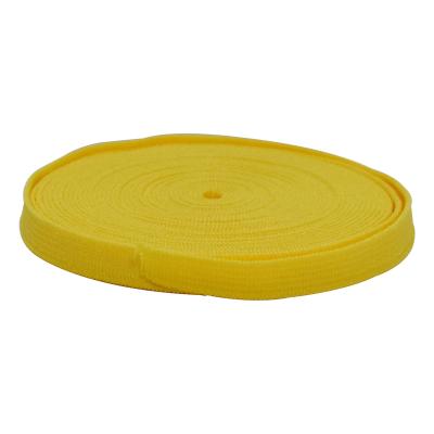 China New Elastic Polyester Spandex Material Yellow Flat Elastic Band For Cup Mask for sale