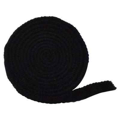 China High Elastic Soft Recycled 6mm Twill Cotton Seersucker Elastic Earloop Band For Face Mask for sale