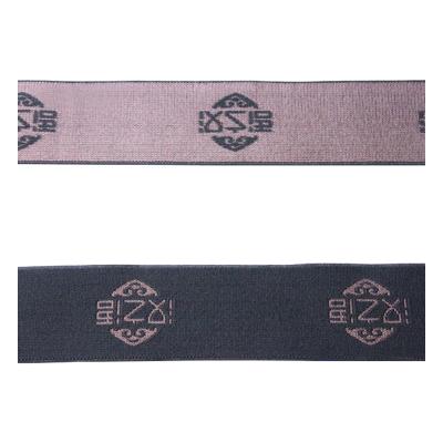 China Viable Printed Custom Logo Nylon Woven Jacquard Waistband Elastic Band For Men's Underwear for sale