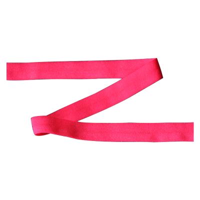 China 14mm Sustainable Width Red Custom Nylon Woven Fold Over Elastic Foe Webbing for sale