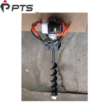 China Low Noise Metal Earth Drill 52CC Ground Drill Gasoline Power Earth Auger Drill for sale