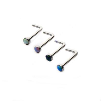 China CLASSIC 6mm Stainless Steel CBR Rose Ring Hanger Clip Stud Non Piercing Nose Ring for sale