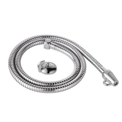 China Household Modern Bathroom QiangYing Stainless Steel Chrome Plated Spray Toilet Hand Shower Hose Tube for sale