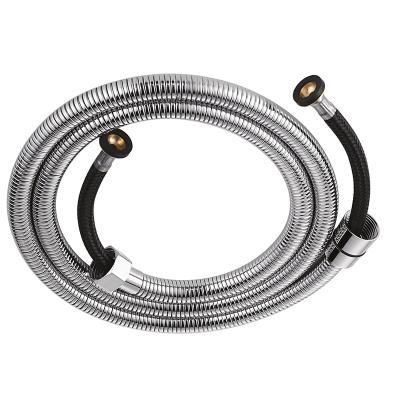 China Amazon Chromed Flexible Stainless Steel Lock Bathroom Shower Hose Modern Double Best Manufacturers Prices for sale