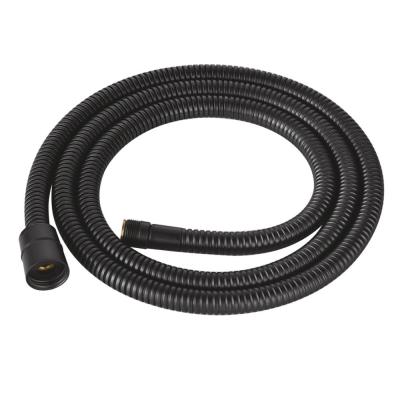 China QiangYing Matte Black Kitchen Bathtub Flexible Stainless Steel Modern Faucet Pull Out Shower Hose for sale