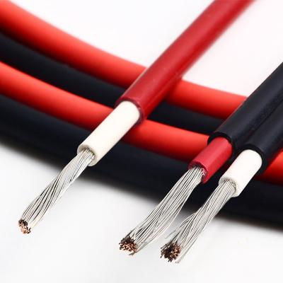 China Resistance 0.6kv PV1-F single core thinkpower 10mm2 DC solar bending cable with 100 meter roll for solar power system for sale