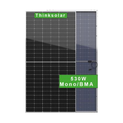 China 525W/530W/535/540W Solar Panels Monocrystalline Bifacial High Efficiency Solar Panel Mono Cell Factory Price Thinkpower Half Cells for sale