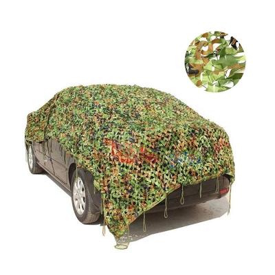 China Wholesale Breathable Woodland Military Training Camouflage Mesh Sunshade Car Cover Tent for sale