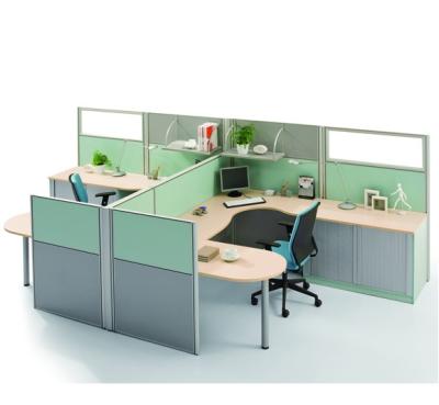 China High partition 2 person manager cubicle office workstation desk U shape office partition and workstation for sale