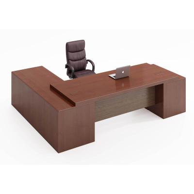 China Office furniture chairman table MDF wooden office table executive boss desk for sale