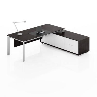 China China Furniture Top Quality Large Modern Unique Glass Top Executive Office Desk zu verkaufen