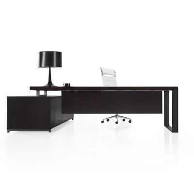 China Latest Modern Executive Desk Office Furniture Executive Table Design With Metal Leg For Ceo Director for sale