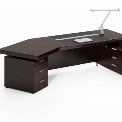 China High End Commercial Furniture Unique Wooden Executive Desk Modern Design Office Furniture Manager for sale