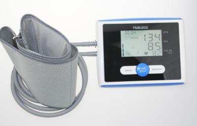 China Dual Cuff Human voice portable blood pressure monitor / Accurate  BP monitor for sale