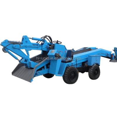 China Construction Material Stores Mining Equipment Tunnel Loader / Mini Crawler Loader Mucking for sale