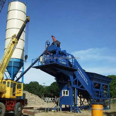 China China Factory Price Concrete Machinery PLD Control System Mobile Batching Plant For Sale for sale