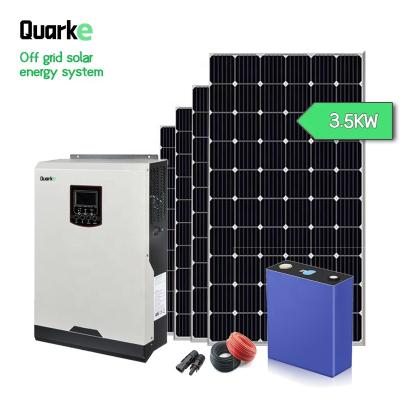 China Home Size Quality 3 Years Warranty 3.5KW Inverter Offgrid Solar Power System House Solar System for sale