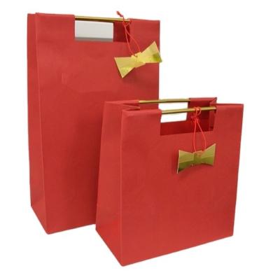 China Modern Wholesale Californ OEM Custom Logo And Printing Luxury Christmas Paper Gift Bag for sale