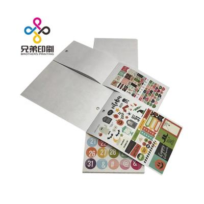 China Custom Sticker Promotional Album Gifts Sticker Printing Vinyl Die Cut Stickers Collectors Album for sale